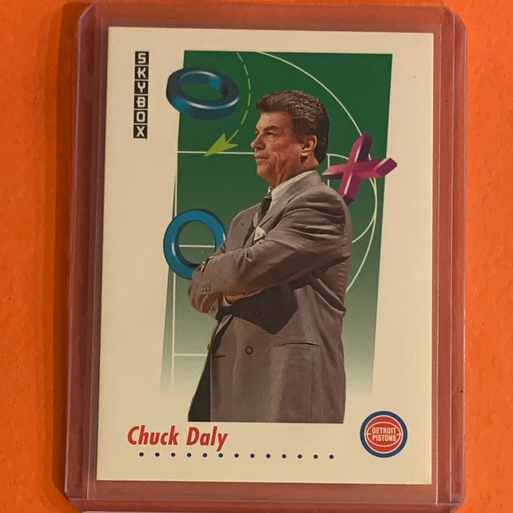 Chuck Daly #385 1991-92 Skybox Basketball Trading Card